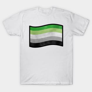 Foggy Aromantic Pride Flag T-Shirt